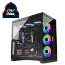 تجميعة كيوب بي سي قيمنق - كرت شاشة نفيديا RTX 4060 TI - معالج AMD رايزن - DDR5 - تابي
