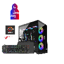 تجميعة كيوب برو بي سي قيمنق تابي - كرت شاشة نفيديا 4070Ti Super - معالج ايه ام دي رايزن - مبرد مائي - DDR5 32GB