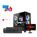 GAMING Cube Bundle Desktop PC - NVIDIA RTX 4060 - Intel Core - DDR5 - Tabby