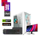 تجميعة جيجابايت بي سي قيمنق بندل - كرت شاشة نفيديا 4060 تي اي - معالج انتل كور جيل 14 - DDR5