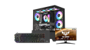 INFINIARC Cube Pro Gaming PC Bundle ( Intel Core i5-14400F - RTX3060-B760-16GB DDR5 -M.2 1TB- Windows ) Black
