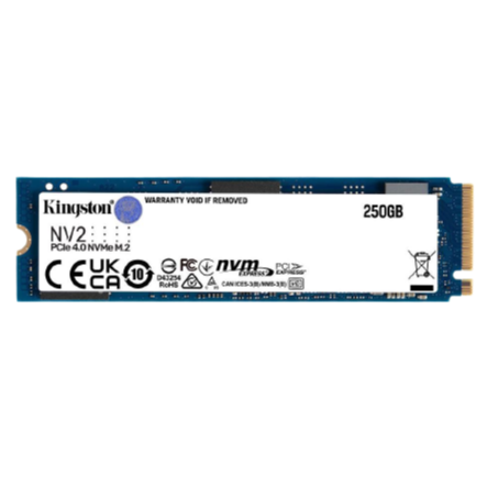 Kingston NV2 250G M.2 2280 NVMe PCIe Internal SSD Up to 3000 MB/s SNV2S/250G