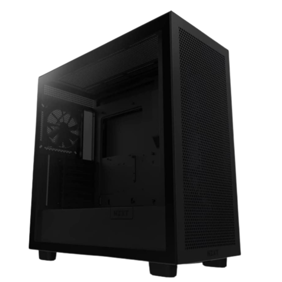 NZXT H7 Flow Mid Tower PC Gaming Case - Black