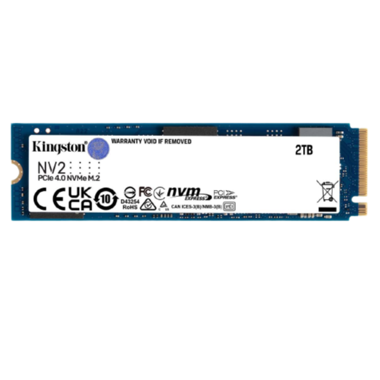 Kingston NV2 2TB M.2 2280 NVMe PCIe Internal SSD Up to 3500 MB/s SNV2S/2000G