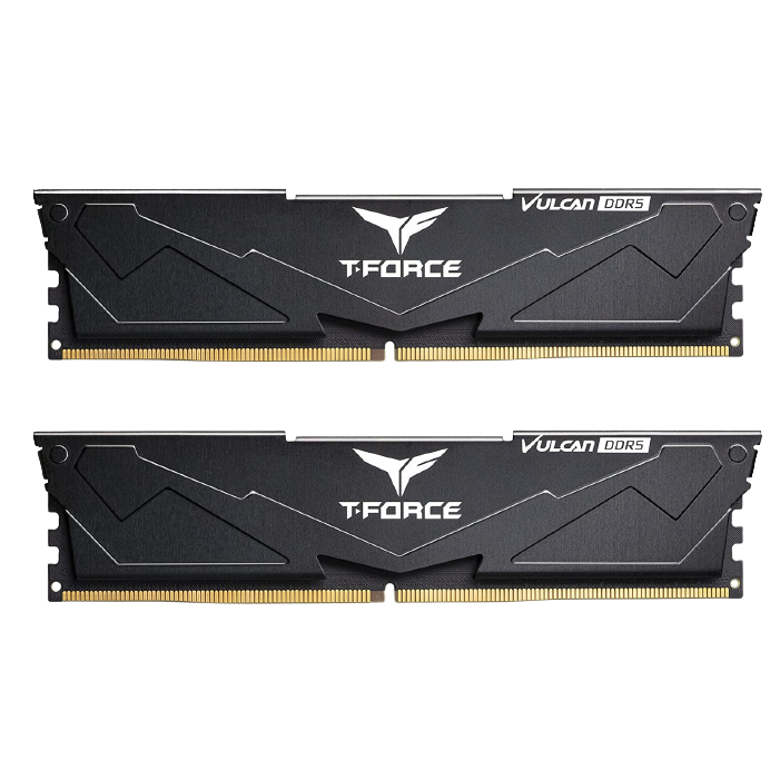 TEAMGROUP T-Force Vulcan 32GB (2 x 16GB) 288-Pin PC RAM DDR5 5600 (PC5 44800) Desktop Memory
