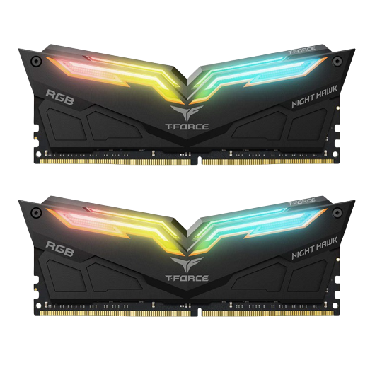 Team Group T-Force Night Hawk RGB 32GB(2x16GB) 3600MHz CL18 DDR4 Black