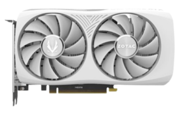 ZOTAC GAMING GeForce RTX 4060 8GB Twin Edge OC White Edition DLSS 3 8GB GDDR6 128-bit 17 Gbps PCIE 4.0 Compact Gaming Graphics Card
