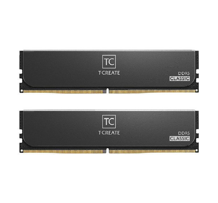 TEAMGROUP T-CREATE CLASSIC 32GB (16 x 2GB) 288-Pin PC RAM DDR5 5600 (PC5 44800) BLACK Desktop Memory