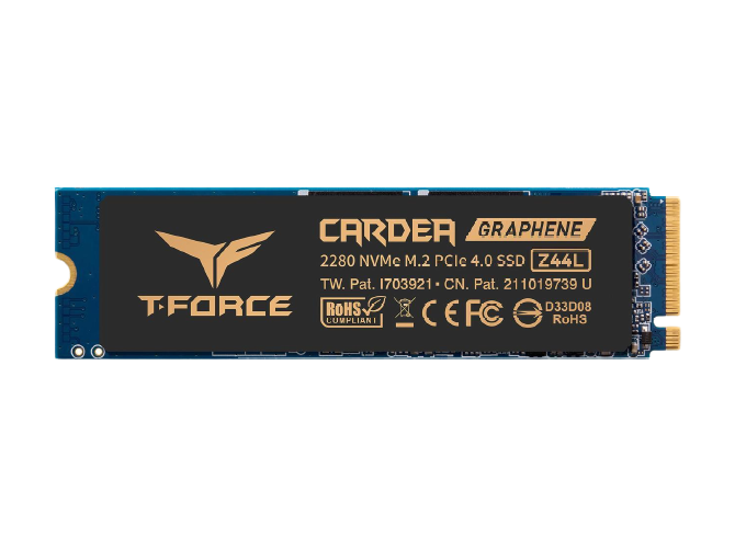 Team Group T-FORCE CARDEA Z44L M.2 2280 250GB PCIe Gen4 x4, NVMe 1.4 Internal Solid State Drive