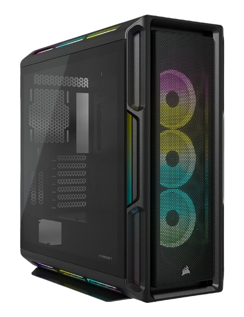 Corsair iCUE 5000T RGB Tempered Glass Mid-Tower ATX PC Case — Black