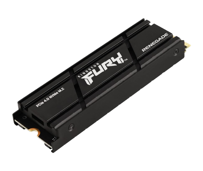 Kingston 1TB (1000GB) Fury Renegade SSD M.2 (2280), NVMe, PCIe 4.0, Gen 4x4, Heatsink, 7300MB/s R, 6000MB/s W SFYRSK/1000G