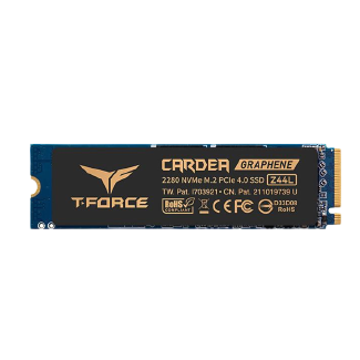Team Group T-FORCE CARDEA Z44L M.2 2280 500GB PCIe Gen4 x4, NVMe 1.4 Internal Solid State Drive TM8FPL500G0C127