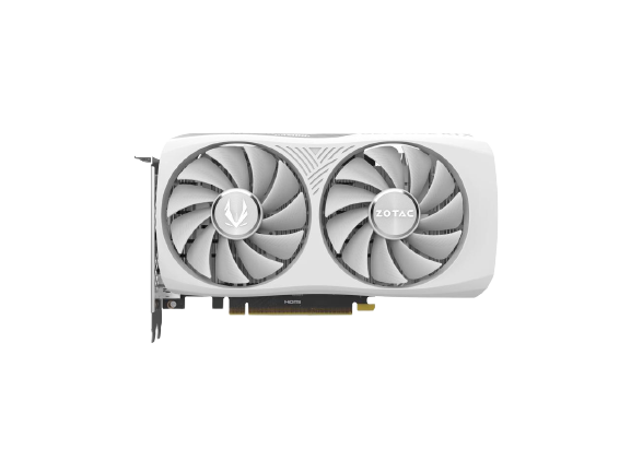 ZOTAC GAMING GeForce RTX 4060 8GB Twin Edge OC White Edition DLSS 3 8GB GDDR6 128-bit 17 Gbps PCIE 4.0 Compact Gaming Graphics Card