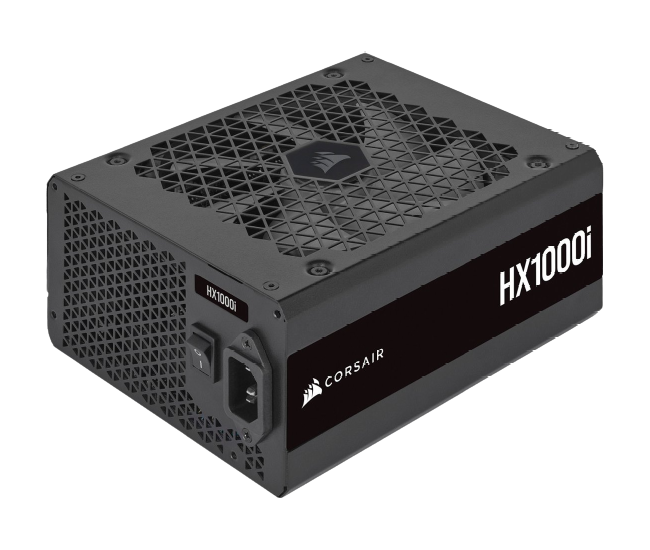 CORSAIR - HXi Series 1000W 80 Plus Platinum Fully-Modular Ultra-Low Noise ATX Power Supply - Black