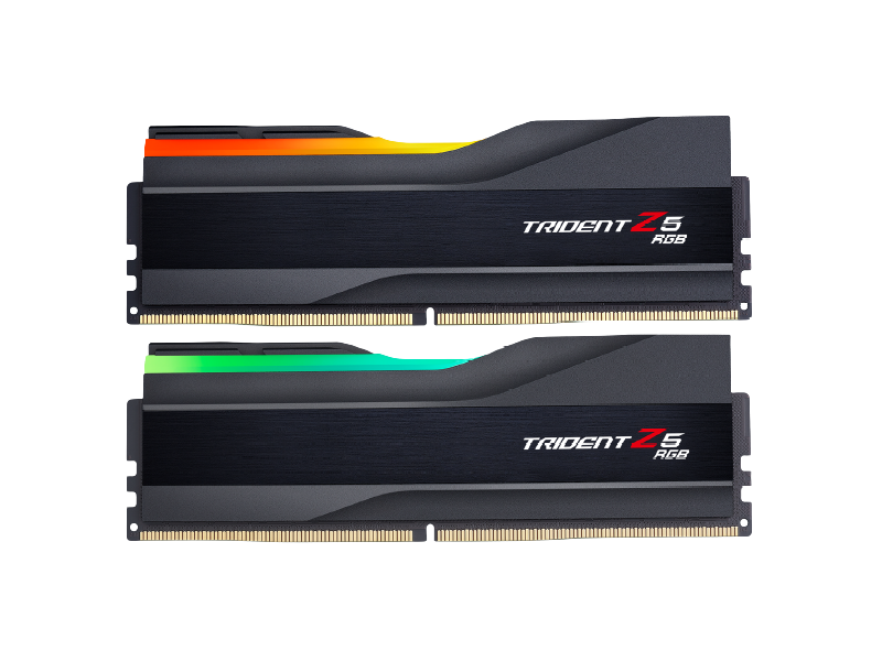 G.SKILL Trident Z5 RGB Series/BLK 64GB (2 x 32GB) 288-Pin PC RAM DDR5 6400 (PC5 51200) BLACK Desktop Memory