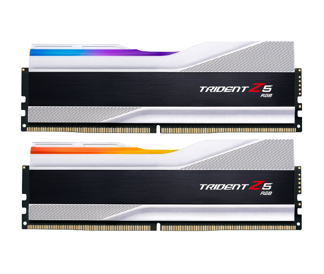G.SKILL Trident Z5 RGB Series/SLVR 32GB (2 x 16GB) 288-Pin PC RAM DDR5 7200 (PC5 57600) SILVER Desktop Memory